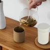 Cereal Container Tinplate Tea Canister 2Pcs Rustic Coffee Sugar Tins with Double Lids Farmhouse Airtight Kitchen Canister for Flour Sugar Coffee Bean Tea Storage White Kitchen Canisters/1178 ( Color : view 3