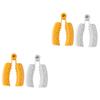 4 Pcs Vegetable Hand Guard Multipurpose Slicer Multipurpose Vegetable Slicer Veggie Slicer Mandolin Slicer Food Slicer Grater Finger Protector Finger Protector for Cutting Food Abs/1323 view 1