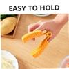 4 Pcs Vegetable Hand Guard Multipurpose Slicer Multipurpose Vegetable Slicer Veggie Slicer Mandolin Slicer Food Slicer Grater Finger Protector Finger Protector for Cutting Food Abs/1323 view 2