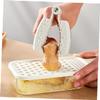 4 Pcs Vegetable Hand Guard Multipurpose Slicer Multipurpose Vegetable Slicer Veggie Slicer Mandolin Slicer Food Slicer Grater Finger Protector Finger Protector for Cutting Food Abs/1323 view 4