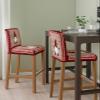 Bar Stool Covers with Backs, Stretch Washable Bar Stool Chair Cover Slipcovers Happy Valentine's Day Cute Gnome Removable Counter Stool High Chair Covers for Pub, Dining Room, Cafe,Set of 6 view 2