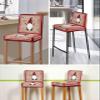 Bar Stool Covers with Backs, Stretch Washable Bar Stool Chair Cover Slipcovers Happy Valentine's Day Cute Gnome Removable Counter Stool High Chair Covers for Pub, Dining Room, Cafe,Set of 6 view 3