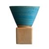 Ceramic Coffee Cup Creative Funnel Ceramic Coffee Mug Set Retro Creative Glaze Latte Coffee Cup Ceramic Cups for Home Office Men and Women Valentine's Day Christmas Wedding Birthday Gift view 1