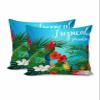 Chic D Summer Tropical Floral Plant Decorations Pillow Covers 20x20 Set of 2, Cotton Linen Reversible Throw Pillows Covers for Outdoor Couch Sofa Living Room Parrot Animal Couch Pillows Cushion Cover view 1