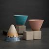 Creative Retro Funnel Ceramic Coffee Cups Coarse Ceramic Teacup Home Mugs Coffee Cups Christmas Birthday Anniversary Mother's Day Father's Day Gifts Afternoon Tea Home Office Cup for Milk Coffee view 4