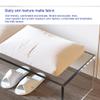 GAGALU Acrylic Door-to-Door Shoe-Changing Stool, Long Bench, Light Luxury Shoe-Wearing Stool, Clothing Store Rest Stool Suspension Chair,Beige,31.5inches view 3