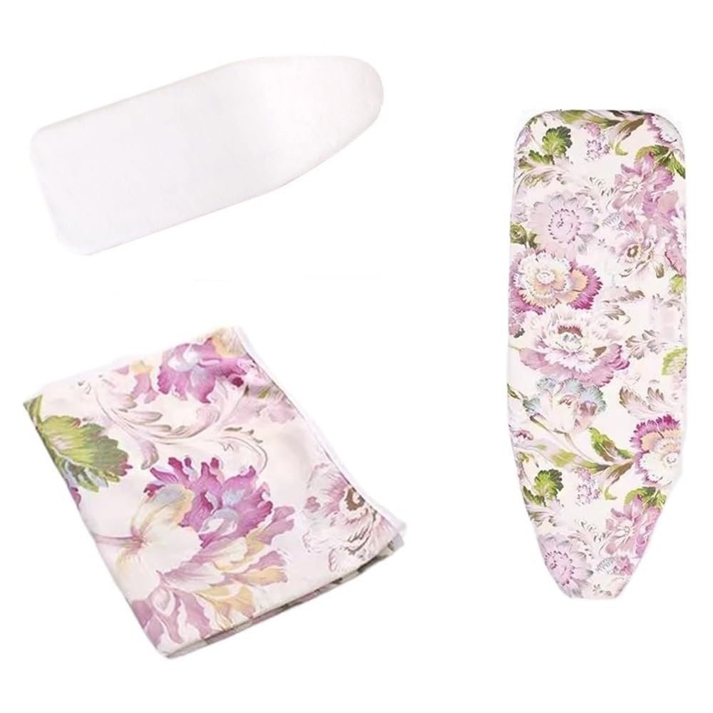 EMENAR Thickened Standard Ironing Board Cover, Iron Board Replacement Cover Heat Resistance Covers, for Standard Ironing Boards 12x35in 13x39in 13x43in (Color : A, Size : 34x100cm/13x39in)