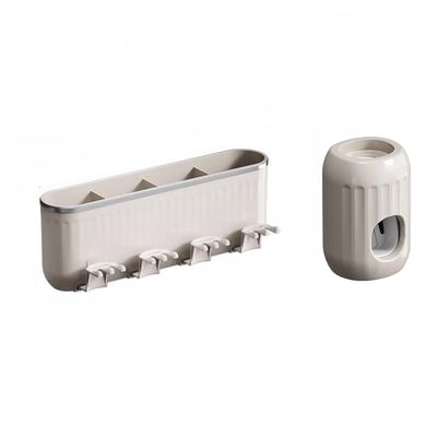 ARINAL Multi-Function Toothbrush Holder Tooth Cup Toothbrush Rack Toothbrush Rack Mouthwash Cup Wall-Mounted Toothpaste Comb Storage Rack Toothware Wall Hanging