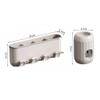 ARINAL Multi-Function Toothbrush Holder Tooth Cup Toothbrush Rack Toothbrush Rack Mouthwash Cup Wall-Mounted Toothpaste Comb Storage Rack Toothware Wall Hanging view 2
