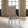 Liberty Furniture Magnolia Manor Upholstered Wing Back Side Chair for Dining Room - Set of 2 - Antique White & Weathered Bark view 2