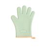 Microwave Oven Gloves Heat Insulation Anti-scalding and Heat-Proof Baking Silicone Gloves Aqua view 1