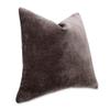 Michael Amini The Smith Gray Chenille Pillow Set of 2 with Soft Plush Texture, 100% Polyester Fabric, Durable and Stylish Decorative Cushions for Living Room or Bedroom view 2