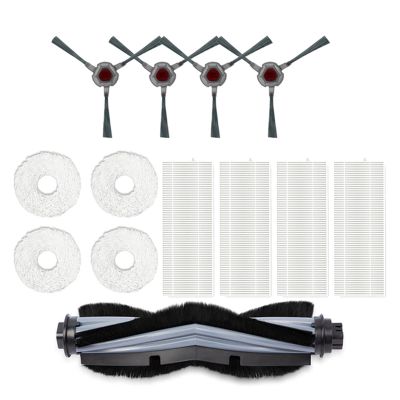 AANAN Vacuum Cleaner Kit Compatible with Yeedi Mop Station Self-Cleaning Robot Side Brushes Main Brush Filter Sweeper Replacement Accessories (Color : B)