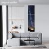 Milky Way Over Planets - Print/Canvas/Acrylic/Metal (Canvas (3 Panel) Print, 40x90 Inches) view 3
