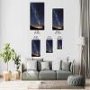Milky Way Over Planets - Print/Canvas/Acrylic/Metal (Canvas (3 Panel) Print, 40x90 Inches) view 4