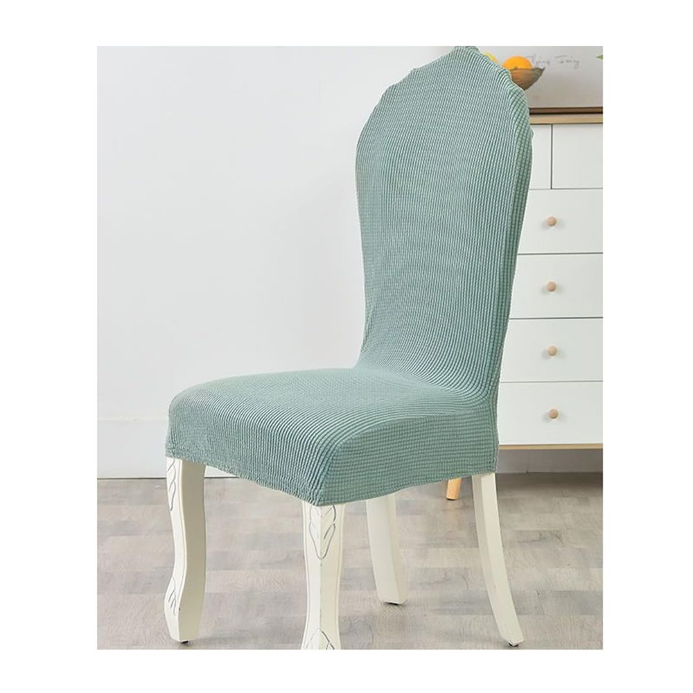 XGANGM Round Back Dining Chairs Slipcovers Set of 2/4/6 Kitchen Dining Room Chairs Covers Without Arms Dining Chair Protectors Covers Wood Legs Modern Upholstered Oval Side Chairs,#10,4PCS