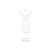 HomeRoots 17" Silver Metal Dress Form Sculpture and Jewelry Holder view 3