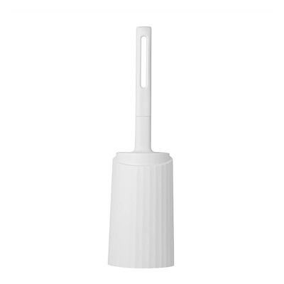 MOOWI Toilet Brush Home Toilet Brush Household Long Handle Without Dead Angle Thick Bristles Cleaning Brush with Base Cleaning Brush Bathroom Brush and Holder (Color : Gold)