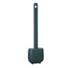 MOOWI Toilet Brush Silicone Toilet Household Toilet Brush Toilet Brush Wall-Mounted Toilet Set Tough and Durable Storage Convenient Toilet Brush Bathroom Brush and Holder (Color : 09) view 1