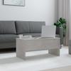 BUKSCYJS Coffee Table,Lift-Top Dining Table, Open Coffee Table Suitable for Living Room, Office, Balcony, Family Living Room Concrete Gray 40.2"X19.9"X18.3" Engineered Wood view 3
