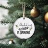 2025 Wedding Planning - Engaged Christmas Ornament, Engagement Keepsake, Newly Engaged Couple Ceramic Ornament view 2