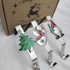 K-MLICE Christmas Stocking Holders Set of 6, Christmas Stocking Holders for Mantle Set of 6, Fireplace Stocking Hangers 6 Pack, Stocking Stand, Farmhouse Rustic Xmas Decorations for Home Indoor view 2