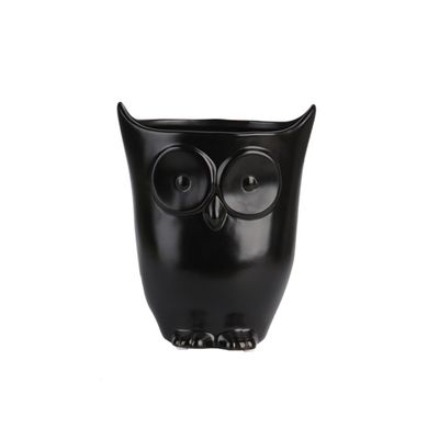 AISEER Owl Vase Ceramic Flower Arrangement Ceramic Ornaments Creative Pure Handicrafts Owl Ceramic Vase Light Luxury Gift Household Decorations Ceramic Vase