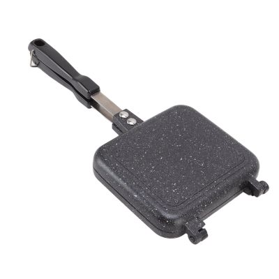 Double Sided Nonstick Frying Pan - Detachable Sandwicch Pan for Eggs, Bread, and Toastt