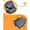 Double Sided Nonstick Frying Pan - Detachable Sandwicch Pan for Eggs, Bread, and Toastt view 4