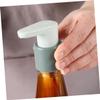 RORPOIR 1set Green Syrup Squeeze Pump Nozzle for Ketchup and Oyster Sauce Bottles Ergonomic Design for Compatible Various Viscous Sauces view 3