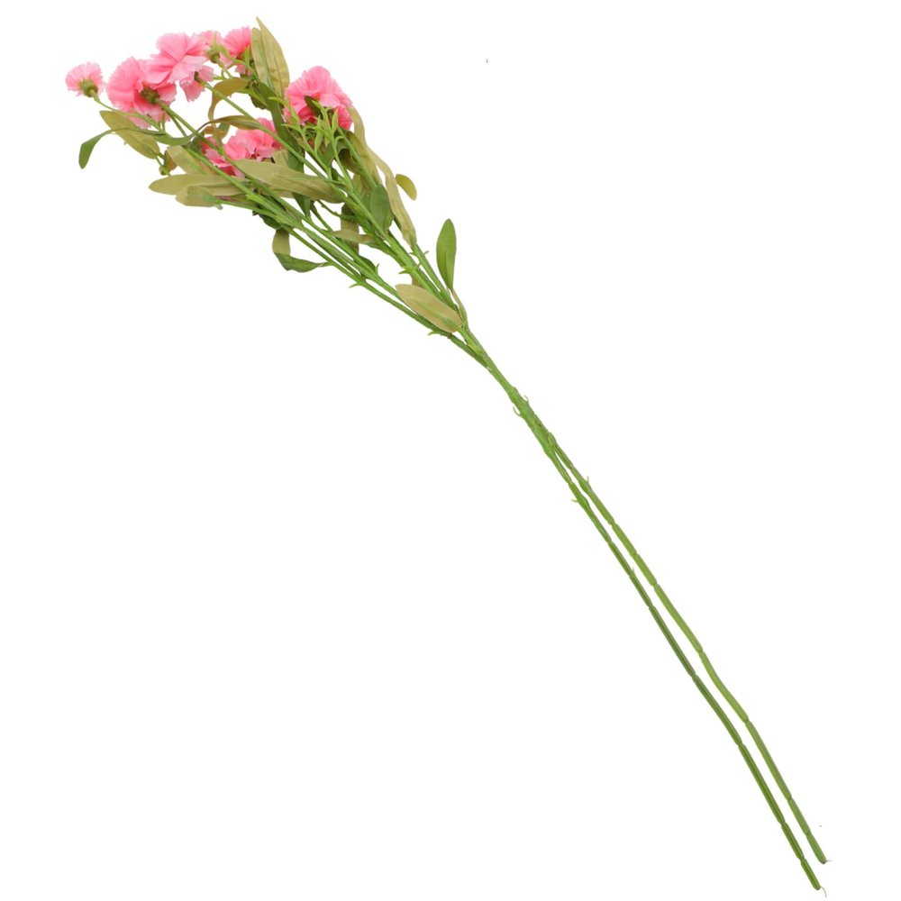 MERRYHAPY 2pcs Lifelike Artificial Carnations Bouquet Elegant Faux Floral Arrangements for Material for Parties Weddings Garden and More