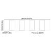 LXBAMKEA Anti-Collision Wall Stickers, Thicken Soft Bag Bedside Protective Wall Panel, Waterproof PU Wall Cushion, Self Adhesive Living Room Bedroom Playroom Nursery Wall Mat (Color : White+Blue, Si view 2