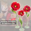 Giant Flowers for Decoration, 5.9 ft Large Artificial Flower for Wedding Reception Birthday Christmas Party Backdrop Bridal Shower Baby Shower Shop Window Display Photography Props Home Dcor view 2