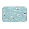 Tropical Fish Bath Mat - Watercolor Bathroom Rug - Trendy Rug for Bathroom - 34 x 21 inches view 1