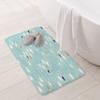 Tropical Fish Bath Mat - Watercolor Bathroom Rug - Trendy Rug for Bathroom - 34 x 21 inches view 2