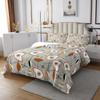 Erosebridal Grey Old Fashion Coverlet Queen Size Abstract Atomic Bedding Set, Brown Red White Aestheitc Bedspread Set Boho Mid Century Quilt Set, Minimalism Lines Bed Set 3 Pieces view 3