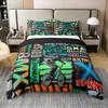 Erosebridal 100% Cotton BMX Bedding Set Queen for Boys, Extreme Sports Games Comforter Cover, Skateboard Dirt Bike Duvet Cover for Kids Boys Bedroom, Bicycle Skate Skin Friendly Luxury Quilt Cover view 1