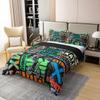 Erosebridal 100% Cotton BMX Bedding Set Queen for Boys, Extreme Sports Games Comforter Cover, Skateboard Dirt Bike Duvet Cover for Kids Boys Bedroom, Bicycle Skate Skin Friendly Luxury Quilt Cover view 3