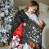 Christmas Gnome Throw Blanket, Merry Christmas Gnome Xmas Gifts Winter Snowflakess Flannel Blanket, Living Room/Bedroom/Sofa Couch Warm Soft Bed Blanket for Adults All Season 50X60 Inches view 3