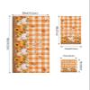 Bath Towels Set of 3 Fall Thanksgiving Pumpkin Sunflower Maple Leaves Orange Plaid Bathroom Towels Set Soft Absorbent Bath Towel Hand Towel Washcloth Decorative Towels for Bathroom kitchen Gym Spa view 4