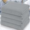 VOOVA & MOVAS Grey Bath Towels, Large 30" x 56" - 100% Cotton | Quick Dry | Light Weight | Thick | Soft | Absorbent, Bath Towels Set for Bathroom, Luxury Shower Towel, Towel Gift Set, Gray view 1