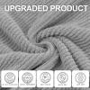 VOOVA & MOVAS Grey Bath Towels, Large 30" x 56" - 100% Cotton | Quick Dry | Light Weight | Thick | Soft | Absorbent, Bath Towels Set for Bathroom, Luxury Shower Towel, Towel Gift Set, Gray view 2
