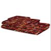 Bath Towels Set of 3 Merry Christmas Gold Xmas Tree Snowflakes Red Black Plaid Bathroom Towels Set Soft Absorbent Bath Towel Hand Towel Washcloth Decorative Towels for Bathroom kitchen Gym Spa view 2