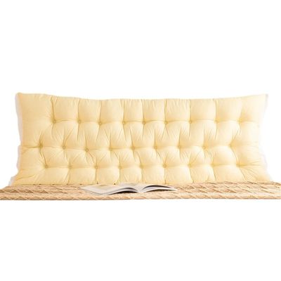 HM&DX Headboard Pillow Upholstered Wall Mounted Headboard Dorm Bed Large Bolster Headboard Positioning Support Reading Pillow Cushion(Full/100 * 50cm, Gray)