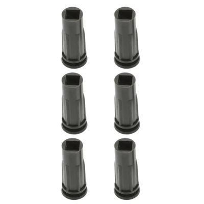 MAGICLULU 6pcs Christmas Tree Plastic Base Christmas Tree Standing Base Xmas Tree Bottom Holders for Christmas Tree Stationary (Black)
