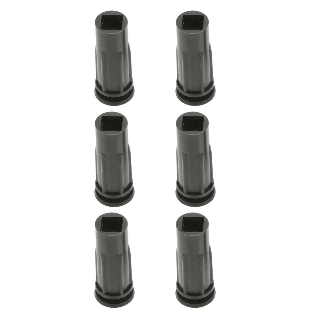 MAGICLULU 6pcs Christmas Tree Plastic Base Christmas Tree Standing Base Xmas Tree Bottom Holders for Christmas Tree Stationary (Black)