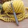 1PC Stainless Steel Pineapple Knife Fruit Peeler V-Shaped Tools Manual Food Processors Non-slip Handle Pineapple Shovel view 4