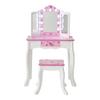 Teamson Kids - Sweethearts Print Gisele Medium Vanity - White/Pink view 1