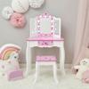 Teamson Kids - Sweethearts Print Gisele Medium Vanity - White/Pink view 2
