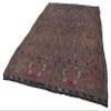 5'3" x 8'11" - 160 x 272 Cm Geometric Kilim Purple Geometric Bohemian Wool Cotton Handmade Handknotted Vintage Turkish Area Rug for Living Room Bedroom Nursery Hallway Indoor view 1